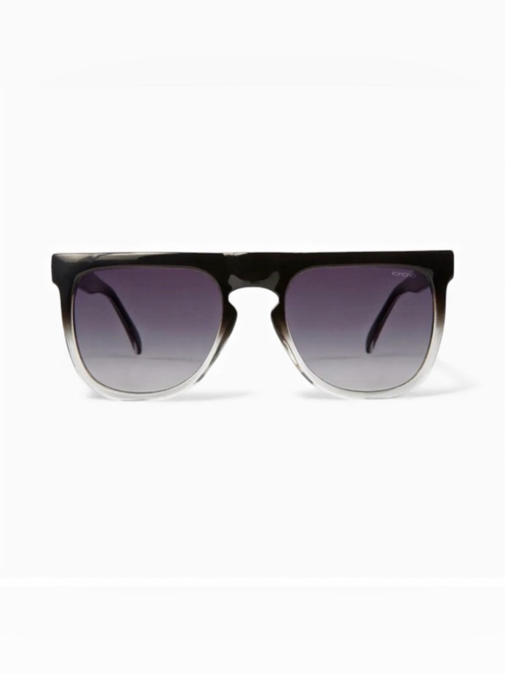Komono Black Gray Gradient Sunglasses NEW Bennet Paisley